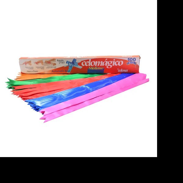 MOÑO CELOMAG. MINI COLORES OBSCUROS JANEL CAJA C100 PZAS